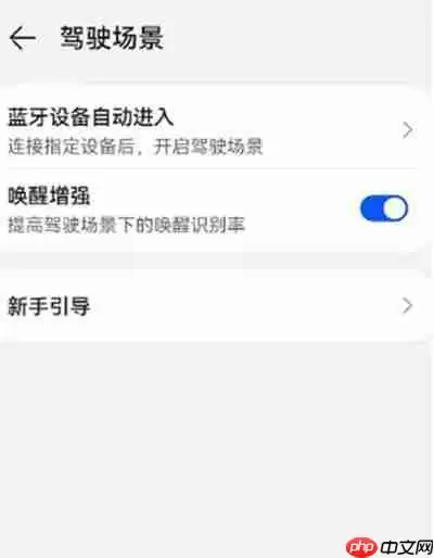 鸿蒙驾驶模式怎么开启