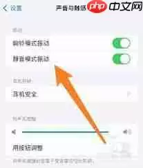 如何关闭iphone14pro静音模式震动