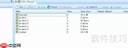 DB Master生成数据库表的HTML5报表方法