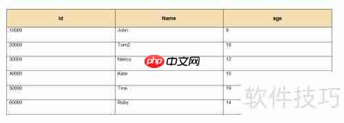 DB Master生成数据库表的HTML5报表方法