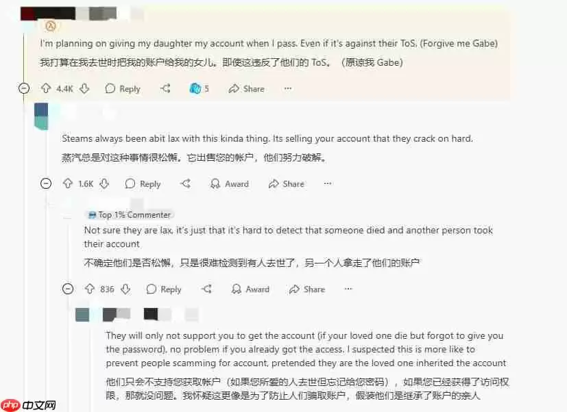 你的游戏并不属于你 Steam账号遗产继承引发玩家热议