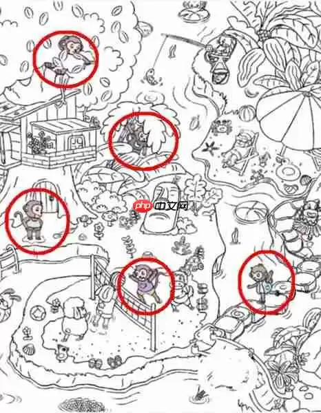 冲刺一百关吧花果山找猴都在哪-花果山找猴攻略