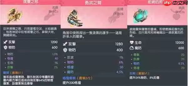 龙魂旅人波塞冬雅典娜装备选择推荐