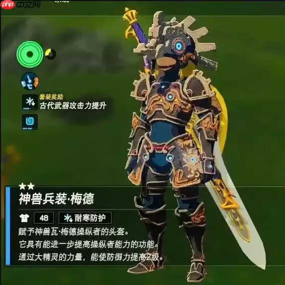 塞尔达传说王国之泪神兽兵装梅德升级材料汇总