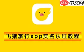 飞猪如何进行实名认证