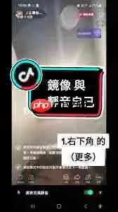 抖音里怎么找镜像