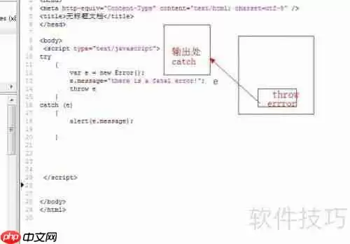 JavaScript异常处理学习指南
