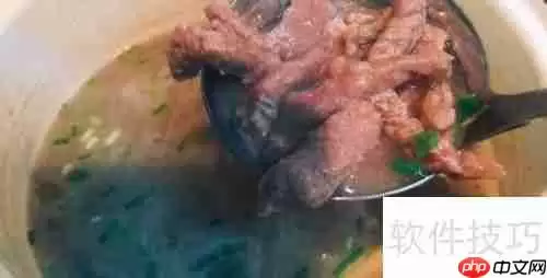 正宗瑞金牛肉汤的做法