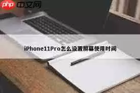 iPhone11Pro怎么设置屏幕使用时间