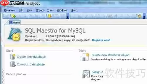 Maestro修改数据库行格式的方法