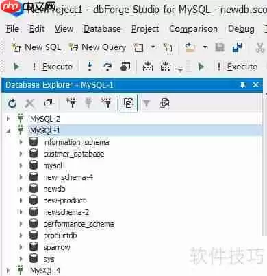 dbForge生成HTML格式数据库文档的方法