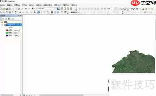 Arcgis中将影像图背景设为透明或白色的方法