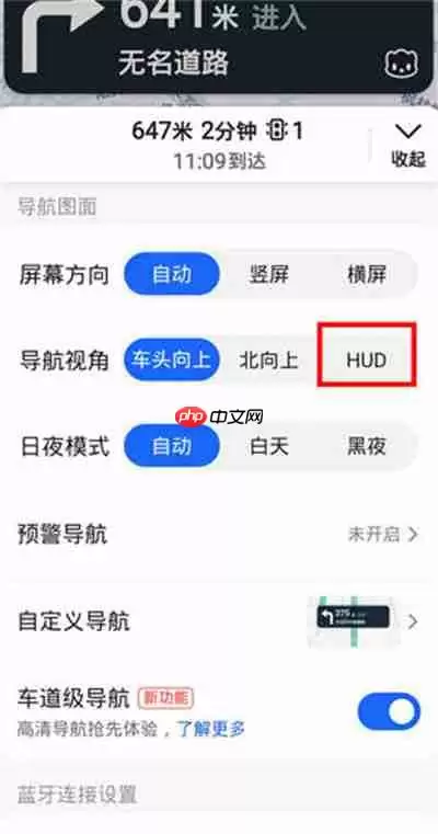 高德地图怎么开启投影