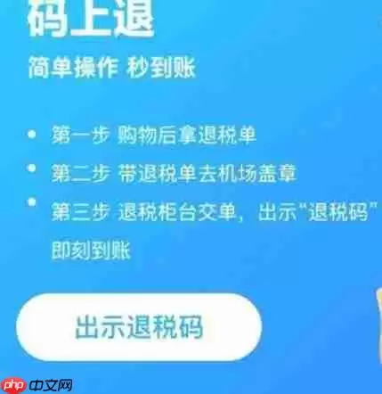 支付宝怎么退税