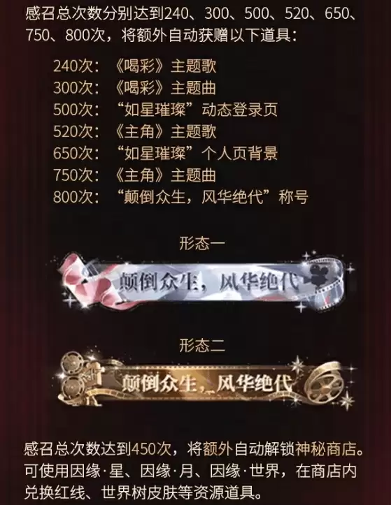 《世界之外》娱乐圈主题版本⌈如星璀璨⌋上线！版本资讯，一篇看完！