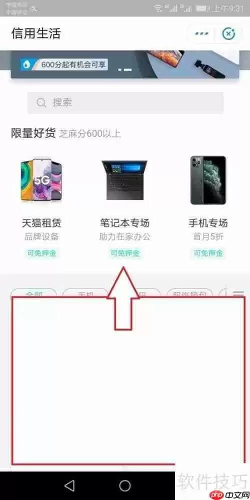 支付宝网上租借设备指南