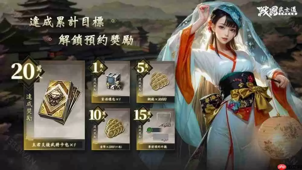 战国赛季制 SLG《战国武士道〜大野望之卷〜》港澳台服开放预约