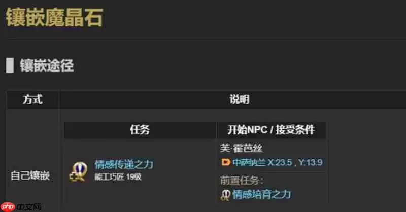 最终幻想14水晶世界魔晶石怎么获取 魔晶石获取全攻略