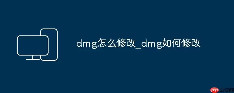 dmg怎么修改_dmg如何修改