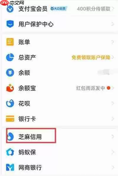 支付宝芝麻GO关闭方法