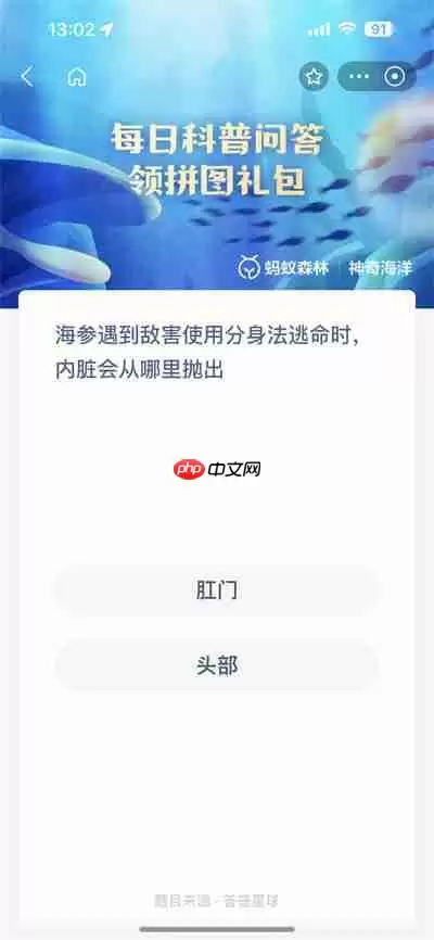 支付宝神奇海洋5.29日答案是什么