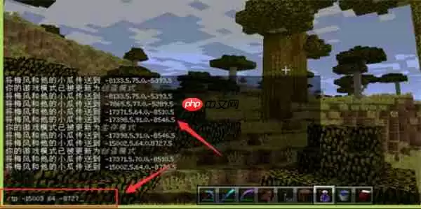 我的世界传送到指定坐标方法攻略