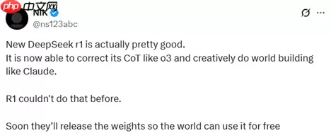 DeepSeek发布全新开源版本R1，性能直追OpenAI顶级o3模型！