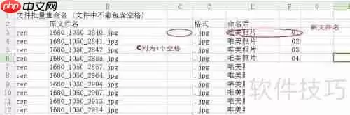 批量提取文件名及文件重命名技巧总结