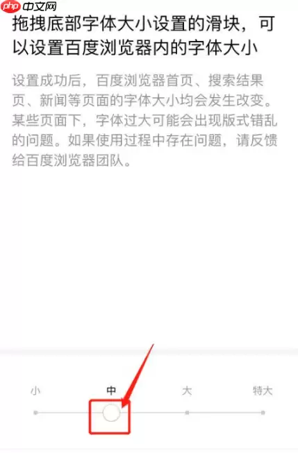 百度手机浏览器如何设置字体大小 百度浏览器设置字体大小的教程