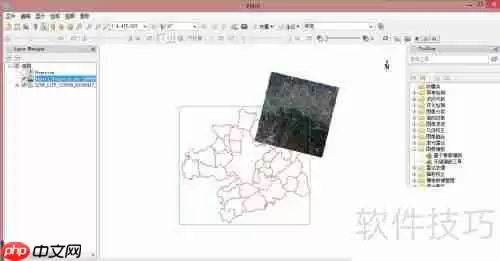 多个遥感影像图裁剪镶嵌为一个影像图的方法