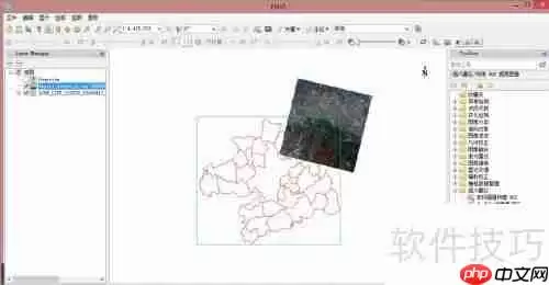 多个遥感影像图裁剪镶嵌为一个影像图的方法