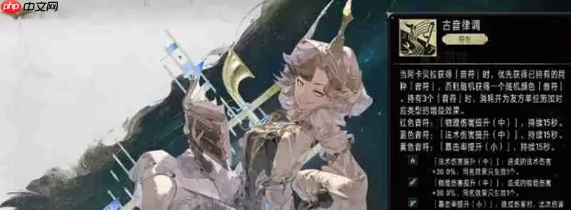 银与绯阿卡贝拉有什么技能 阿卡贝拉技能效果介绍