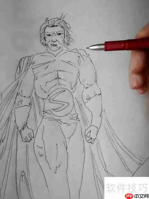 漫威哨兵插画教程:一步一步教你画出震撼人心的作品