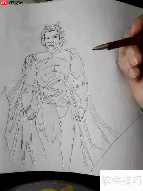 漫威哨兵插画教程:一步一步教你画出震撼人心的作品