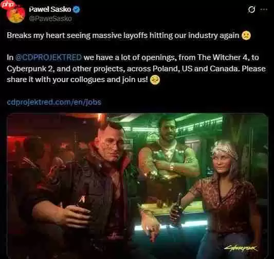 CDPR对Xbox被裁员工表示同情：来我这参与《巫师4》开发工作