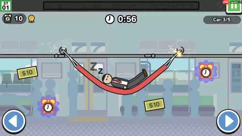 吊床回笼觉动作游戏《今天不上班》上线 别吵醒不想上班的主角直到终点站