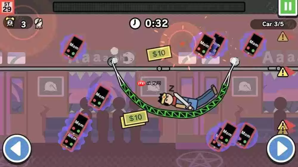 吊床回笼觉动作游戏《今天不上班》上线 别吵醒不想上班的主角直到终点站