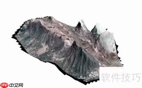 ArcScene生成三维影像图的方法