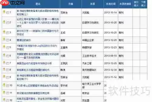 CNKI文献查找技巧:快速定位所需资源的方法