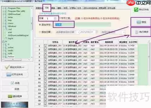 文件批量重命名方法与经验分享