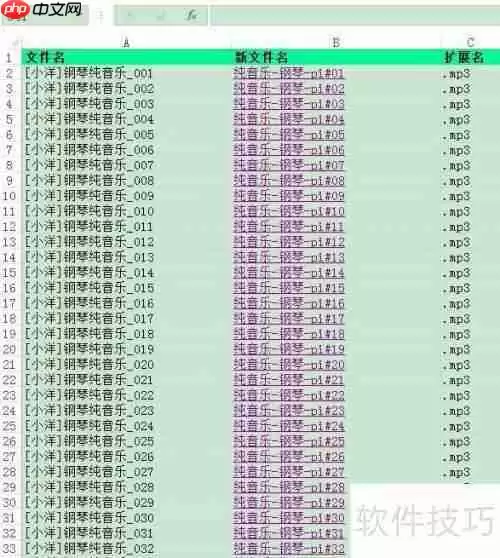 文件批量重命名方法与经验分享