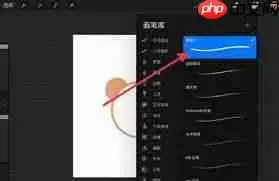 procreate如何设置抖动修正