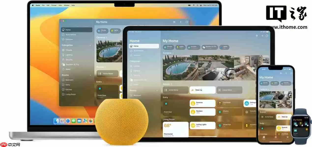苹果今秋将结束旧版 HomeKit 架构支持，用户需更新固件