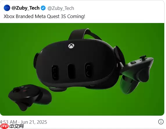 Xbox将支持VR功能？Quest 3S微软主机版包装曝光！