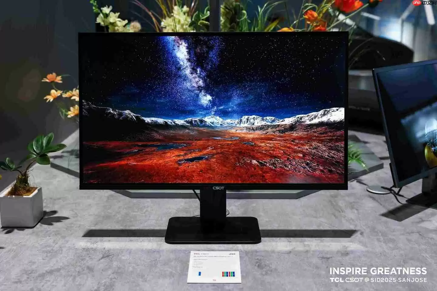 消息称已有部分显示器品牌对 TCL 华星国产 OLED 面板展开样机测试