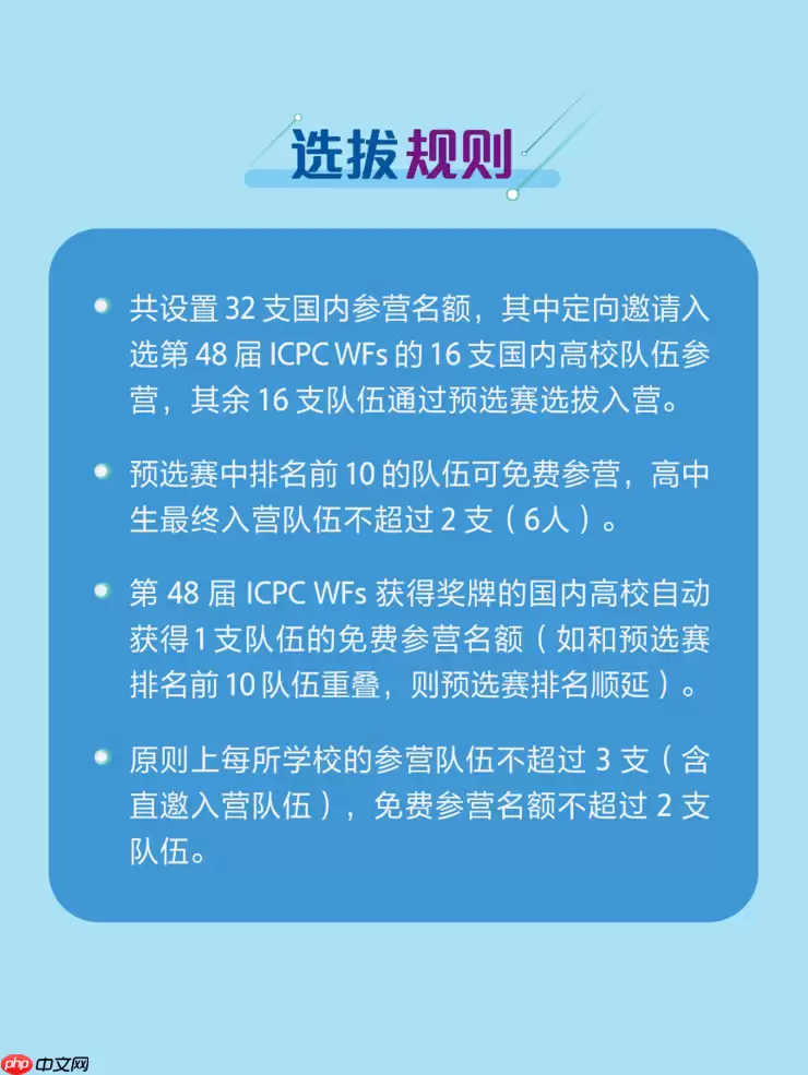 2025 清华大学 x 字节跳动程序设计竞赛训练营报名启动