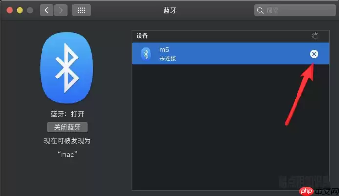 macOS系统蓝牙鼠标无法使用