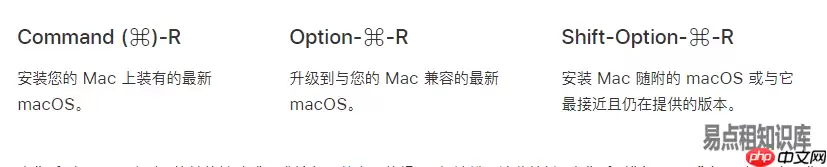 如何通过macOS恢复功能重新安装macOS