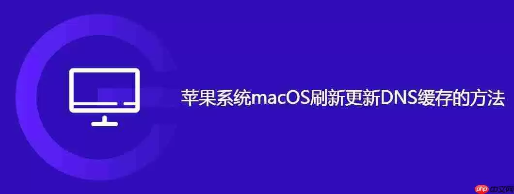 苹果系统macos刷新更新dns缓存的方法