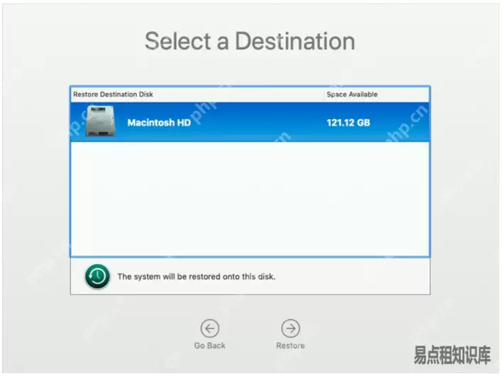 如何从备份恢复Mac电脑